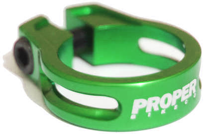 Proper BMX Bike Co seatclamp, available from The Boardroom, BMX and Skateboard shop, Greystones, Wicklow, Ireland. BMX, Skate, Clothing, Shoes, Paint, Skateboards, BMX Bikes, Parts, Ireland #1.