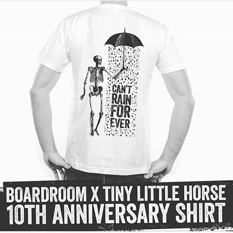 The Boardroom X Tiny Little Horse - 10 Year anniversary Tshirt - SOLD OUT