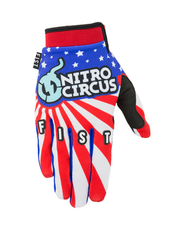 Fist Hand wear Nitro Circus stars and stripes Gloves