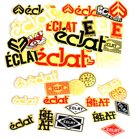 Eclat BMX Stickers, available from The Boardroom, BMX and Skateboard shop, Greystones, Wicklow, Ireland. BMX, Skate, Clothing, Shoes, Paint, Skateboards, BMX Bikes, Parts, Ireland #1.