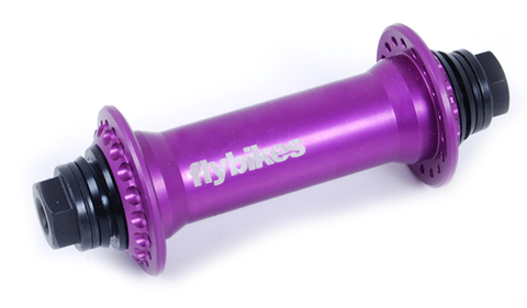 Fly Bikes BMX front hub, available from The Boardroom, BMX and Skateboard shop, Greystones, Wicklow, Ireland. BMX, Skate, Clothing, Shoes, Paint, Skateboards, BMX Bikes, Parts, Ireland #1.